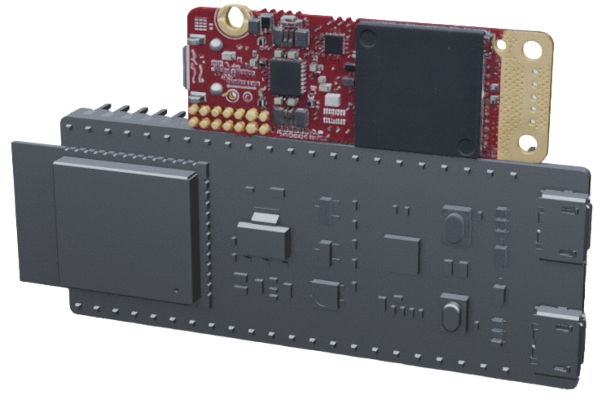 Sencurio DevKit — radarový modul na vývojové desce