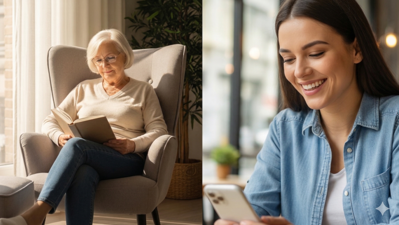 Senzor Sencurio instalovaný za obrazem — diskrétní monitorování